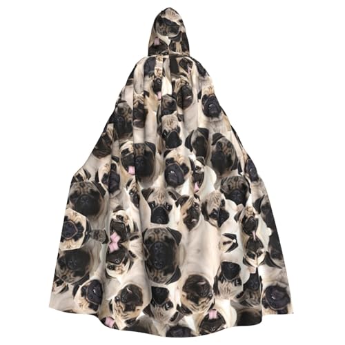 EWQrtyy Hunde-Umhang mit 1 Druck, Halloween-Kapuzenumhang für Kostümpartys, Karneval, Partyzubehör mit großer Kapuze EWQrtyy Hunde-Umhang mit 1 Druck, Halloween-Kapuzenumhang für Kostümpartys, Karneval, Partyzubehör mit großer Kapuze von EWQrtyy