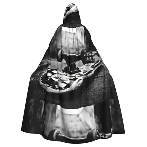 EWQrtyy Skate Boards bedruckter Umhang für Erwachsene, Halloween-Kapuzenumhang für Kostümpartys, Karneval, Partyzubehör mit großer Kapuze EWQrtyy Skate Boards bedruckter Umhang für Erwachsene, Halloween-Kapuzenumhang für Kostümpartys, Karneval, Partyzubehör mit großer Kapuze von EWQrtyy