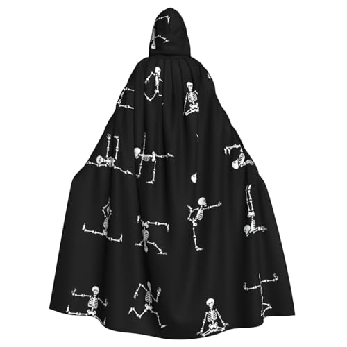 EWQrtyy Totenkopf-Yoga-Umhang, Erwachsenen-Halloween-Kapuzenumhang für Kostümpartys, Karnevalsparty-Zubehör mit großer Kapuze EWQrtyy Totenkopf-Yoga-Umhang, Erwachsenen-Halloween-Kapuzenumhang für Kostümpartys, Karnevalsparty-Zubehör mit großer Kapuze von EWQrtyy