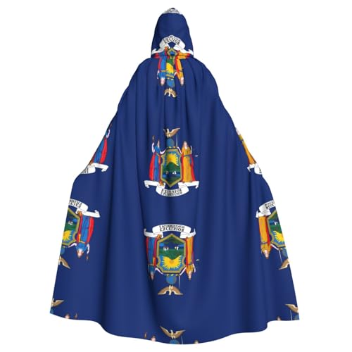 EWQrtyy Umhang mit New Yorker Flagge, Erwachsenen-Halloween-Kapuzenumhang für Kostümpartys, Karneval, Partyzubehör mit großer Kapuze EWQrtyy Umhang mit New Yorker Flagge, Erwachsenen-Halloween-Kapuzenumhang für Kostümpartys, Karneval, Partyzubehör mit großer Kapuze von EWQrtyy