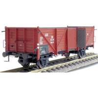 EXACT TRAIN EX20337 H0 Offener Güterwagen Klagenfurt Omm34 (Holztür) mit Farbfläche, DB, Ep. III von EXACT TRAIN