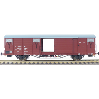 EXACT TRAIN EX20478 H0 Güterwagen Glmms 21 MC RIV 50 DR 150 0137-7, 7 Sicken, Tür ohne Verstärkung (Zu öffnenden Türen), DR, Ep. IV von EXACT TRAIN