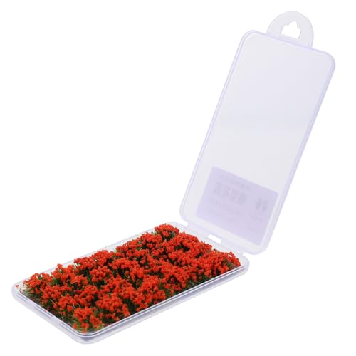 EXAOMBLE 1 Schachtel Miniatur Grasbüschel aus Harz Langlebig und Sicher Feine Verarbeitung Flexibel Zuschneidbar Realistische Künstliche Pflanze für Modellbau Garten Dekoration Mini Haus von EXAOMBLE