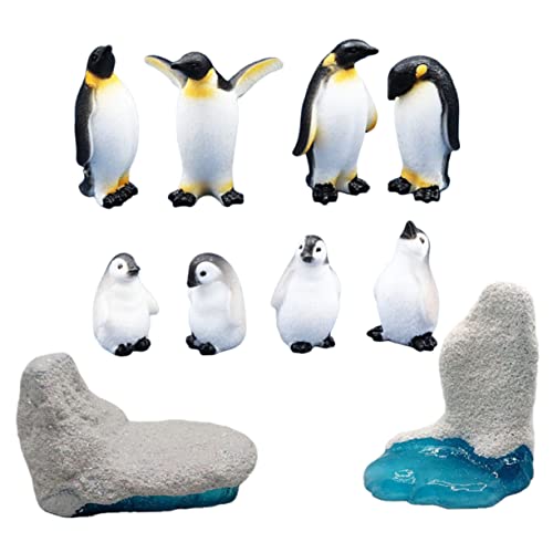 EXAOMBLE 10 Stück Pinguin Figuren aus Kunstharz Realistische Tierornamente für Mikrolandschaften Kinder Spielzeug und Heimdekoration EXAOMBLE 10 Stück Pinguin Figuren aus Kunstharz Realistische Tierornamente für Mikrolandschaften Kinder Spielzeug und Heimdekoration von EXAOMBLE