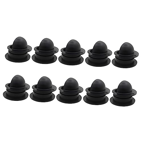 EXAOMBLE 10 Stück Tischfußball Zubehör Schwarze Einwurf Schalen für Kickertische Ersatzteile Hochwertigem Kunststoff Passend für Gängige Tischfußballmaschinen von EXAOMBLE