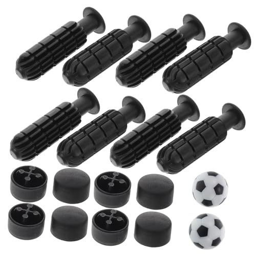 EXAOMBLE 1Satz Austauschbare Kickergriffe für Tischfußball Ergonomisches Design für Besseren Halt Gezahnte Endkappen Fußbälle Kompatibel mit Gängigen Tischfußballtischen EXAOMBLE 1Satz Austauschbare Kickergriffe für Tischfußball Ergonomisches Design für Besseren Halt Gezahnte Endkappen Fußbälle Kompatibel mit Gängigen Tischfußballtischen von EXAOMBLE