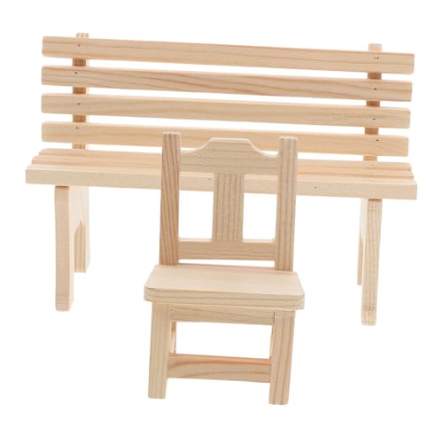 EXAOMBLE 2 Stück Puppenhausbank kleine Parkbank Spielhaus Dollhouse Dekorationen Mini-Puppenhaus-Zubehör Mini-Puppenhaus- Miniatur-Parkbank Mini -Bank Holz Beige EXAOMBLE 2 Stück Puppenhausbank kleine Parkbank Spielhaus Dollhouse Dekorationen Mini-Puppenhaus-Zubehör Mini-Puppenhaus- Miniatur-Parkbank Mini -Bank Holz Beige von EXAOMBLE