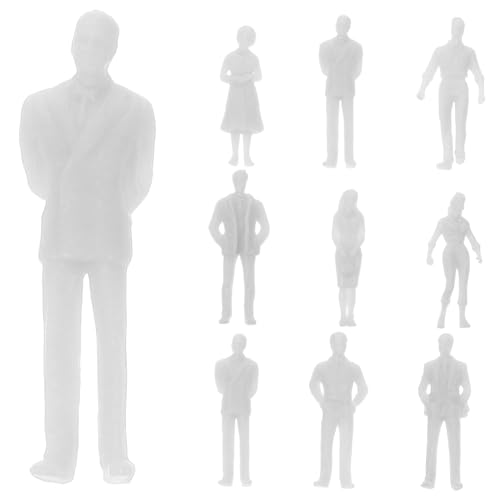 EXAOMBLE 20Stücke Menschenfiguren Lebensechte für Modelleisenbahnen Puppenhäuser und Weiß für Projekte und Dekoration EXAOMBLE 20Stücke Menschenfiguren Lebensechte für Modelleisenbahnen Puppenhäuser und Weiß für Projekte und Dekoration von EXAOMBLE
