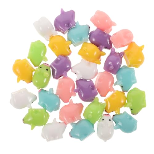 EXAOMBLE 30 Stück Mini Piggy Figuren Farben Resin Glücksschweinchen für Garten und Wohnraumdekoration Handgefertigte Ornamente für Miniatur Landschaften und Tischdekoration EXAOMBLE 30 Stück Mini Piggy Figuren Farben Resin Glücksschweinchen für Garten und Wohnraumdekoration Handgefertigte Ornamente für Miniatur Landschaften und Tischdekoration von EXAOMBLE
