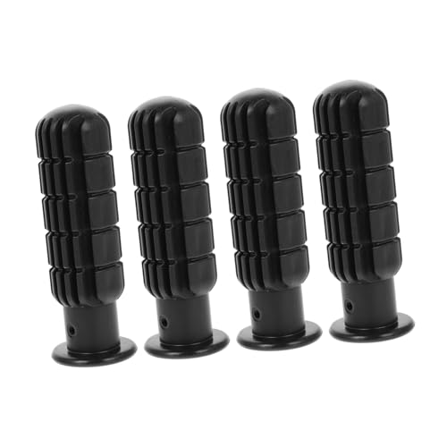 EXAOMBLE 4 Stück Griff für Kickertisch Fußball Ersatz Kickertisch Erwachsenengröße Finger Teil austauschbarer Kickergriff rutschfeste Griffe stabile Kickergriffe Kicker Zubehör PVC Black von EXAOMBLE
