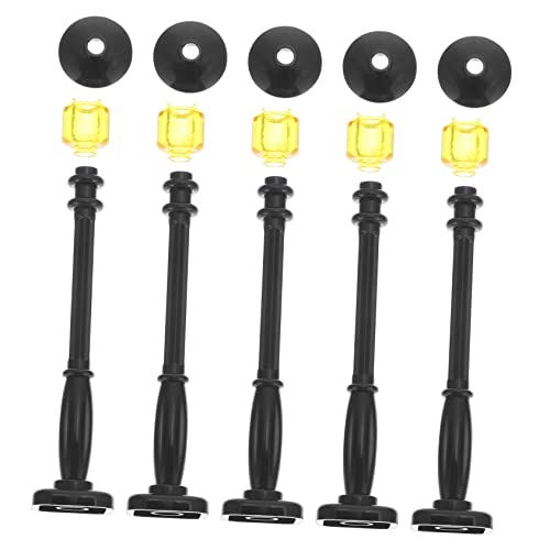 EXAOMBLE 5 Stück Simuliertes Straßenlichtsignallicht drinnen Flur Lichter Mini-Laternenpfosten- interessante Minilampen Mini-Street-Post-Lights-Modell Plastik EXAOMBLE 5 Stück Simuliertes Straßenlichtsignallicht drinnen Flur Lichter Mini-Laternenpfosten- interessante Minilampen Mini-Street-Post-Lights-Modell Plastik von EXAOMBLE