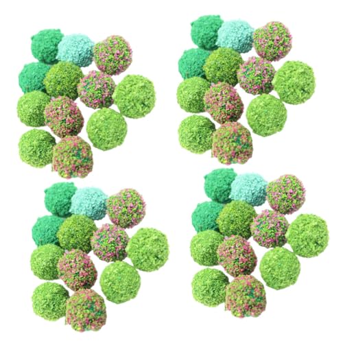 EXAOMBLE 50Stücke Miniatur Pflanzen Ball Vegetation für Sandtisch Modelleisenbahn Durchmesser Gelb Rot Hellgrün und Dunkelgrün für DIY EXAOMBLE 50Stücke Miniatur Pflanzen Ball Vegetation für Sandtisch Modelleisenbahn Durchmesser Gelb Rot Hellgrün und Dunkelgrün für DIY von EXAOMBLE