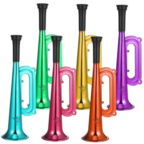 EXAOMBLE 6 Stück Buntes Hornspielzeug Spiel jubelnde Hörner Trompete lustiges trompetenspielzeug spielzeuge Musikinstrumente Sport jubelnde Trompeten Partykrachmacher Plastik EXAOMBLE 6 Stück Buntes Hornspielzeug Spiel jubelnde Hörner Trompete lustiges trompetenspielzeug spielzeuge Musikinstrumente Sport jubelnde Trompeten Partykrachmacher Plastik von EXAOMBLE
