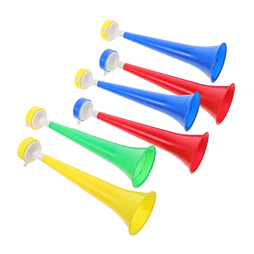EXAOMBLE 6 Stück Trompetenspielzeug Für Jubel Liefert Trompete Zum Jubeln Spiel Jubelnde Spielzeuge Trompeten-partygeschenke Kunststoffhörner Für Wild Abs Zufällige Farbe EXAOMBLE 6 Stück Trompetenspielzeug Für Jubel Liefert Trompete Zum Jubeln Spiel Jubelnde Spielzeuge Trompeten-partygeschenke Kunststoffhörner Für Wild Abs Zufällige Farbe von EXAOMBLE