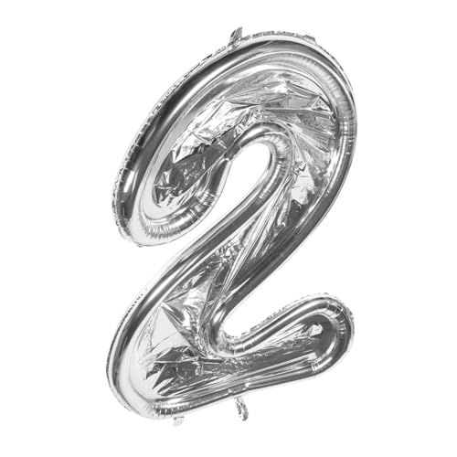 EXAOMBLE Aluminium Folienballonrahmen für Geburtstagsfeiern Zahl Dekoratives Party Accessoire für Hochzeiten Babypartys und Festlichkeiten Langlebig und Farbenfroh Einfache von EXAOMBLE