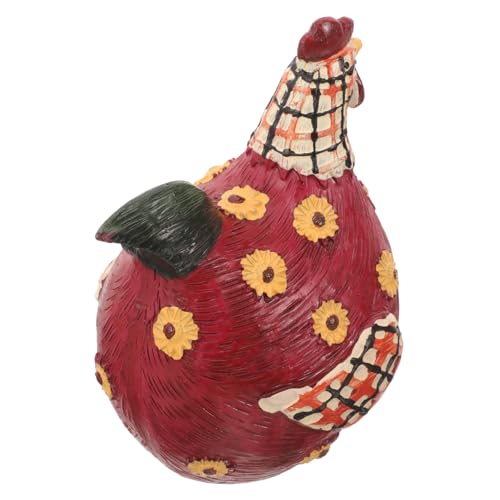 EXAOMBLE Hahn-Ornament Hühnerbrüter Hühnerkostüm lustige Gartenzwerge Gartenverzierung Animal Figures Ostern entzückende Hühnerstatuen exquisites Hühnerdekor aus Harz Colorful EXAOMBLE Hahn-Ornament Hühnerbrüter Hühnerkostüm lustige Gartenzwerge Gartenverzierung Animal Figures Ostern entzückende Hühnerstatuen exquisites Hühnerdekor aus Harz Colorful von EXAOMBLE