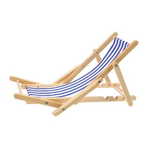 EXAOMBLE Maßstab Puppenhaus Möbel Modell Blau Dekorative Tischaccessoire für Zuhause oder Garten für Mikrolandschaften von EXAOMBLE