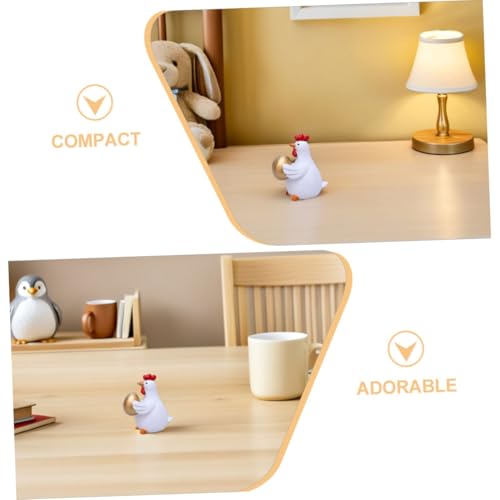 EXAOMBLE Wetterfeste Kleine Hühnerdekoration für Innen und Außen Lustige Hahn Statue für Garten Tisch und Küche Ornament EXAOMBLE Wetterfeste Kleine Hühnerdekoration für Innen und Außen Lustige Hahn Statue für Garten Tisch und Küche Ornament von EXAOMBLE