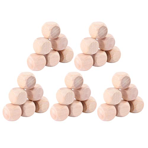 100 Stücke Blanko Holzwürfel 12mm Bastelwürfel Blankowürfel Gebetswürfel Natürliche Würfel Holzblöcke Bauklötze zum Bemalen für Kinder Holzpuzzle DIY Basteln Montessori Spielzeug 100 Stücke Blanko Holzwürfel 12mm Bastelwürfel Blankowürfel Gebetswürfel Natürliche Würfel Holzblöcke Bauklötze zum Bemalen für Kinder Holzpuzzle DIY Basteln Montessori Spielzeug von EXCEART