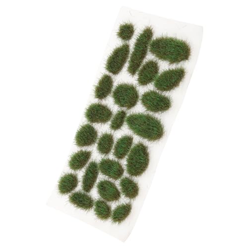 EXCEART 1 Schachtel Gras-Modell Sandtischbäume Blumenbüschel Büschelgeländemodell Lebensechte Blütentraube Miniaturwald Architektur Gefälschte Bäume Winzige Bäume Harz Bahn Lieferungen von EXCEART