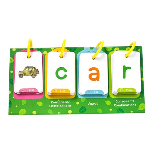 EXCEART 1 Set Lernkarten Lese Und Rechtschreibkarten Montessori Lernkarten Vorschul Lernkarten Lese Lernkarten Montessori Taschendiagramm Wortbildungs Lernkarten Papier von EXCEART