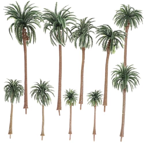 EXCEART Mini-palmen-Modell-Set in 5 Stilen Tropische Landschafts-Requisiten Zum Basteln von EXCEART