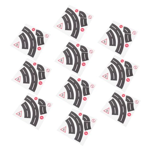 EXCEART 10 Sets Autobahn Kurvenaufkleber Gehwegschild Bauaufkleber Verkehrszeichen Für Schilderaufkleber Aufkleber Spielverkehrsbänder Dekorative Beschilderung DIY EXCEART 10 Sets Autobahn Kurvenaufkleber Gehwegschild Bauaufkleber Verkehrszeichen Für Schilderaufkleber Aufkleber Spielverkehrsbänder Dekorative Beschilderung DIY von EXCEART