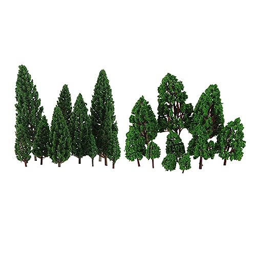 EXCEART 12 Teiliges Miniaturbaum Set + 10 TLG Turmbaum Serie Landschaftsmodell Bäume Für Architektur Und Diorama Perfekt Für Modellbau Und Szenariengestaltung EXCEART 12 Teiliges Miniaturbaum Set + 10 TLG Turmbaum Serie Landschaftsmodell Bäume Für Architektur Und Diorama Perfekt Für Modellbau Und Szenariengestaltung von EXCEART