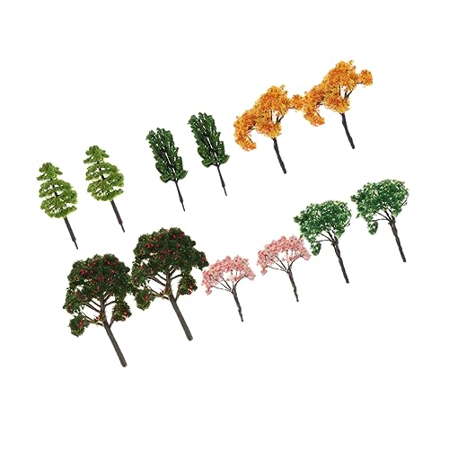 EXCEART 12st Modellbäume Apfelbaum Gefälschte Bäume Kleine Kiefer Kirschblütenbäume Miniaturpflanzen Layout-Miniatur Landschaft Landschaft EXCEART 12st Modellbäume Apfelbaum Gefälschte Bäume Kleine Kiefer Kirschblütenbäume Miniaturpflanzen Layout-Miniatur Landschaft Landschaft von EXCEART