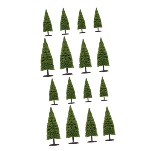 EXCEART 16 STK Kiefer Artificial Tree küchendekoration -Miniaturen Kunsthandwerk bastelsachen gefälschte Bäume gefälschte Mini-Bäume Weihnachtsbaum Modell Olivenbaum Plastik von EXCEART