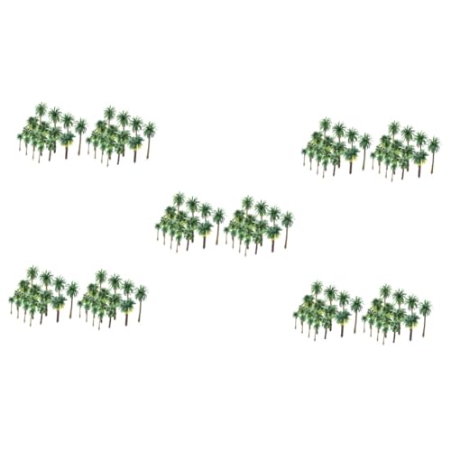 EXCEART 180 STK Künstliche Kokospalme Miniatur-landschaftszubehör Statische Grasbüschel Künstliche Baumpflanzen Architektur Bäume Palmenfiguren Spielzeugzug Bonsai Kokosnussbaum Plastik von EXCEART
