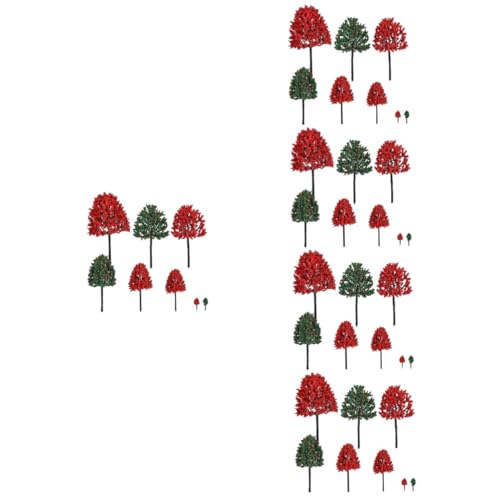 EXCEART 190 STK Modell-sandtisch Dioramenbedarf Miniatur-szenenbäume Grüner Landschaftsbaum Kleine Bäume Modelleisenbahnzubehör Miniaturbäume Zum Basteln Plastik Bonsai Dreidimensional von EXCEART