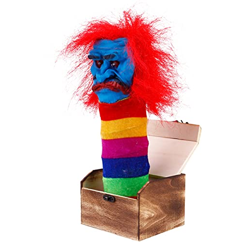 EXCEART 1Pc Halloween Streich Erschrecken Box Kreative Chic Horror Lustige Spielzeug Halloween Holz von EXCEART
