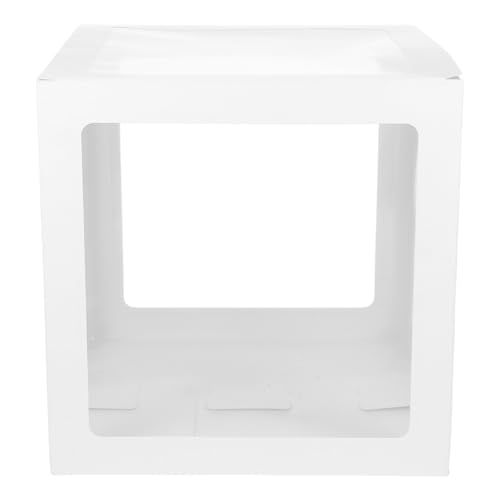 EXCEART 1pc Party Ballons Box, Transparent Weiß Dekorative Ballon Fall für Hochzeit, Geburtstag, Festival, 11, 81x11, 81x11, 81 Zoll EXCEART 1pc Party Ballons Box, Transparent Weiß Dekorative Ballon Fall für Hochzeit, Geburtstag, Festival, 11, 81x11, 81x11, 81 Zoll von EXCEART