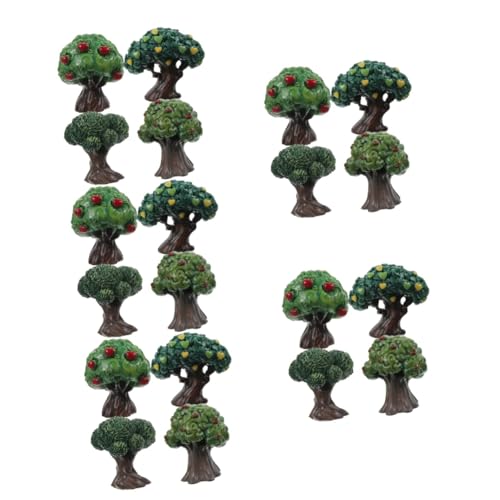 EXCEART 20 STK Simulation Apfelbaum Artificial Tree inneneinrichtung künstlicher Baum künstliche Baumpflanzen Pflanzendekor Ornament sandtisch DIY Modell Baumschmuck Schreibtisch Bahn Harz von EXCEART