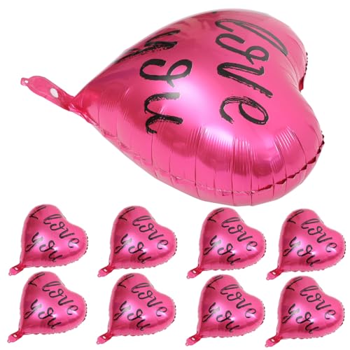 EXCEART Festival Party Ballons 20pcs Assorted Herzförmige Aluminium Film Ballons Für Hochzeit Decor von EXCEART