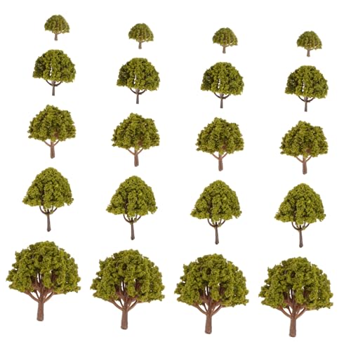 EXCEART 20pcs Diorama Bäume Maßstab Modell Bäume Bäume Modell Modell Bäume Für Modell Landschaft Landschaft von EXCEART