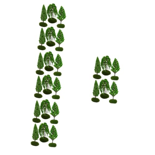 EXCEART 24 STK Baummodell Mini-Bäume Diorama Spielzeug Modell-Mini-Landschaftsbäume Modelllandschaftsbäume Straßenbaum Anlage Landschaftsbaum ob11 Modellbaum Plastik von EXCEART