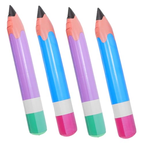 EXCEART 4 Stück aufblasbarer Bleistift Partygeschenke für Geburtstag Luftballons lustiger großer Bleistift riesige Bleistiftballons Aufblasbare Geburtstagsstifte Bleistift- PVC EXCEART 4 Stück aufblasbarer Bleistift Partygeschenke für Geburtstag Luftballons lustiger großer Bleistift riesige Bleistiftballons Aufblasbare Geburtstagsstifte Bleistift- PVC von EXCEART