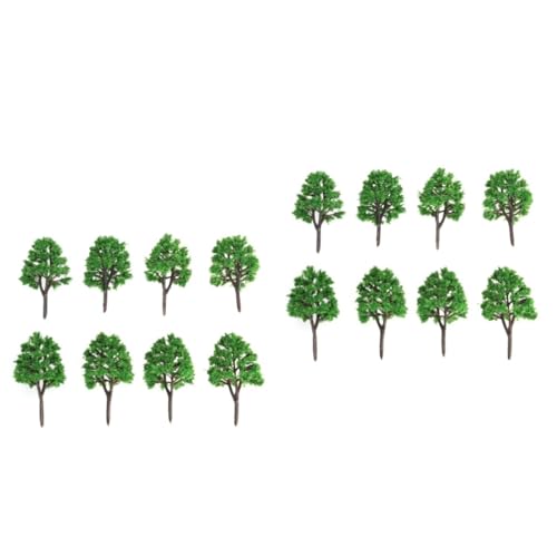 EXCEART 2 Sets N- Miniatur-modellbäume Grün Landschaft Modellbaum Für Zugdekor 20 Stück * 2 von EXCEART