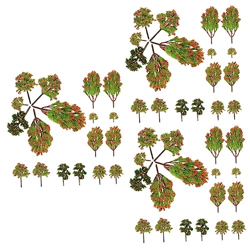 EXCEART 54 STK Mikrolandschaftssimulationsbaum Architektur Bäume Artificial Tree plastikbaum Mini-Container plastikpflanzen Landschaftsbaum Pflanzenmodell-Schmuck künstlich von EXCEART