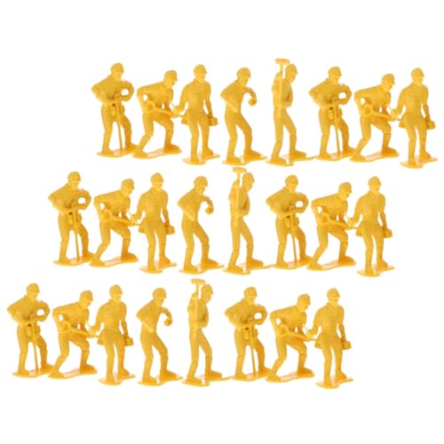 EXCEART 54 Stück Miniaturisierte Bauarbeiter Figuren Set Teiliges Modellspielzeug für Sicherem Kunststoff für Kreative Rollenspiele Vorstellungskraft EXCEART 54 Stück Miniaturisierte Bauarbeiter Figuren Set Teiliges Modellspielzeug für Sicherem Kunststoff für Kreative Rollenspiele Vorstellungskraft von EXCEART