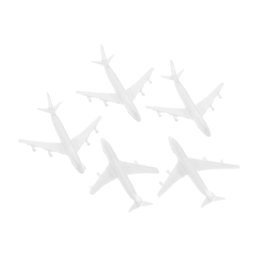 EXCEART 5Stücke Flughafenmodell Zubehör Realistische Flugzeugmodelle Langlebigem Dekoration für Bastelarbeiten und Sandkastenszenen von EXCEART