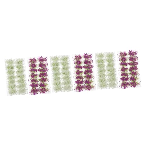 EXCEART 6 Kisten Grasschuppen Grashaufen-Modell statisches Landschaftsmodell- scheibengardinen künstliche Pflanze Pflanzendekor Sandtisch im Freien Mini-Grasbüschel -Cluster von EXCEART