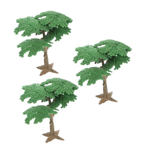 EXCEART 6 STK Mikrobäume Gefälschte Bäume Gefälschte Pflanzen Landschaftsbaummodelle Modell Zedern Mini-kokosnussbaum Baum Für DIY-Landschaft Baumfiguren Dreidimensional Künstlicher Baum von EXCEART