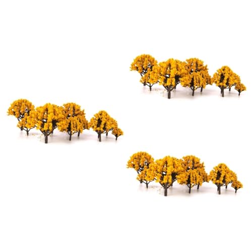 EXCEART 60 STK Modellbäume Fallen Puppenhaus-Accessoire Maßstabsgetreues Zugzubehör Modellbäume Zum Basteln Mikrospielzeug Mini-landschaftsbäume Modellbaum Sandkasten Sa60 Gefälschte Bäume von EXCEART