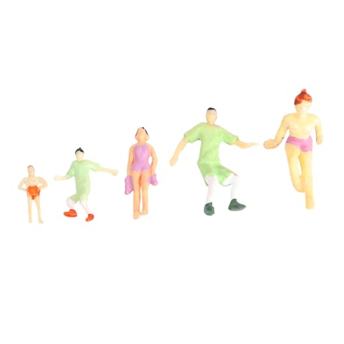 EXCEART 6St Farb simulations Puppe Miniaturen menschliche Figuren Figurenmodell Dekoration Ornament Modelle dekorative Figur Desktop-Dekor Sandkasten Dekorationen Baby schmücken Plastik von EXCEART
