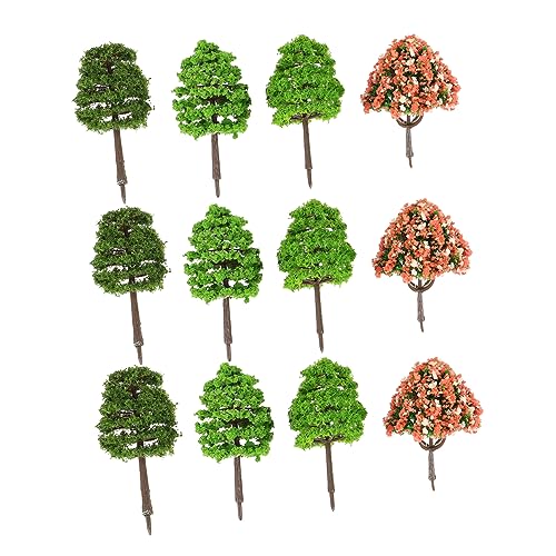 EXCEART 70 Stück Sandbox-modellbaum Sandkasten-miniaturen Architektur Landschaft Bäume Diorama-bäume Modelllandschaft Obstbäume Modellbäume Modell Bäume Plastik Dreidimensional Anlage von EXCEART