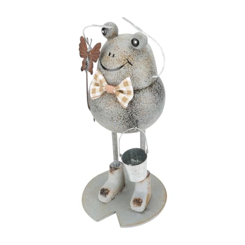 EXCEART Frosch-Ornamente Puppe Handwerkliche Verzierung Schmücken Eisen Jahrgang von EXCEART