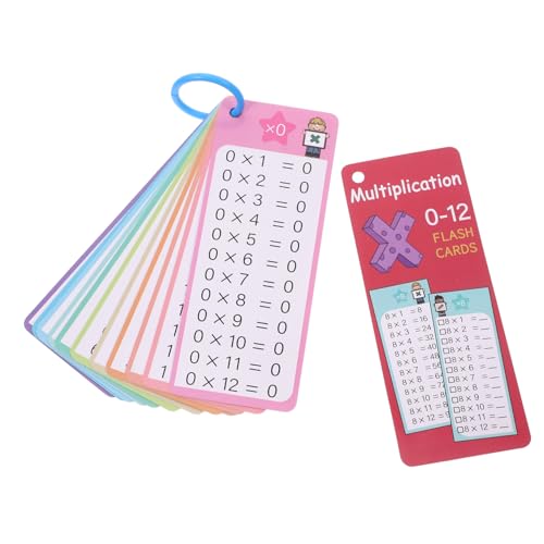 EXCEART Lernkarten Mathe Multiplikationskarten Mathematik Poster Trocken Abwischbar Für Unterricht Lernkarten Für Kleinkinder Und Vorschulbereich von EXCEART